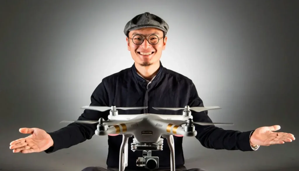 Frank Wang multimillonario con los drones